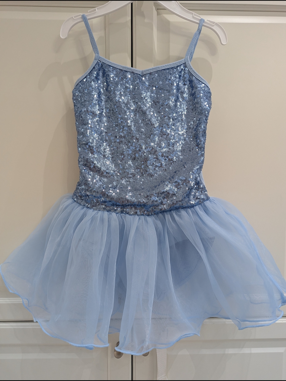 2/$35 Zaclotre Girls Blue Ballet Leotard with Tutu – Size 160 (12–14)